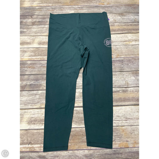 Athletic Leggings By Pink In Green, Size: Xxl