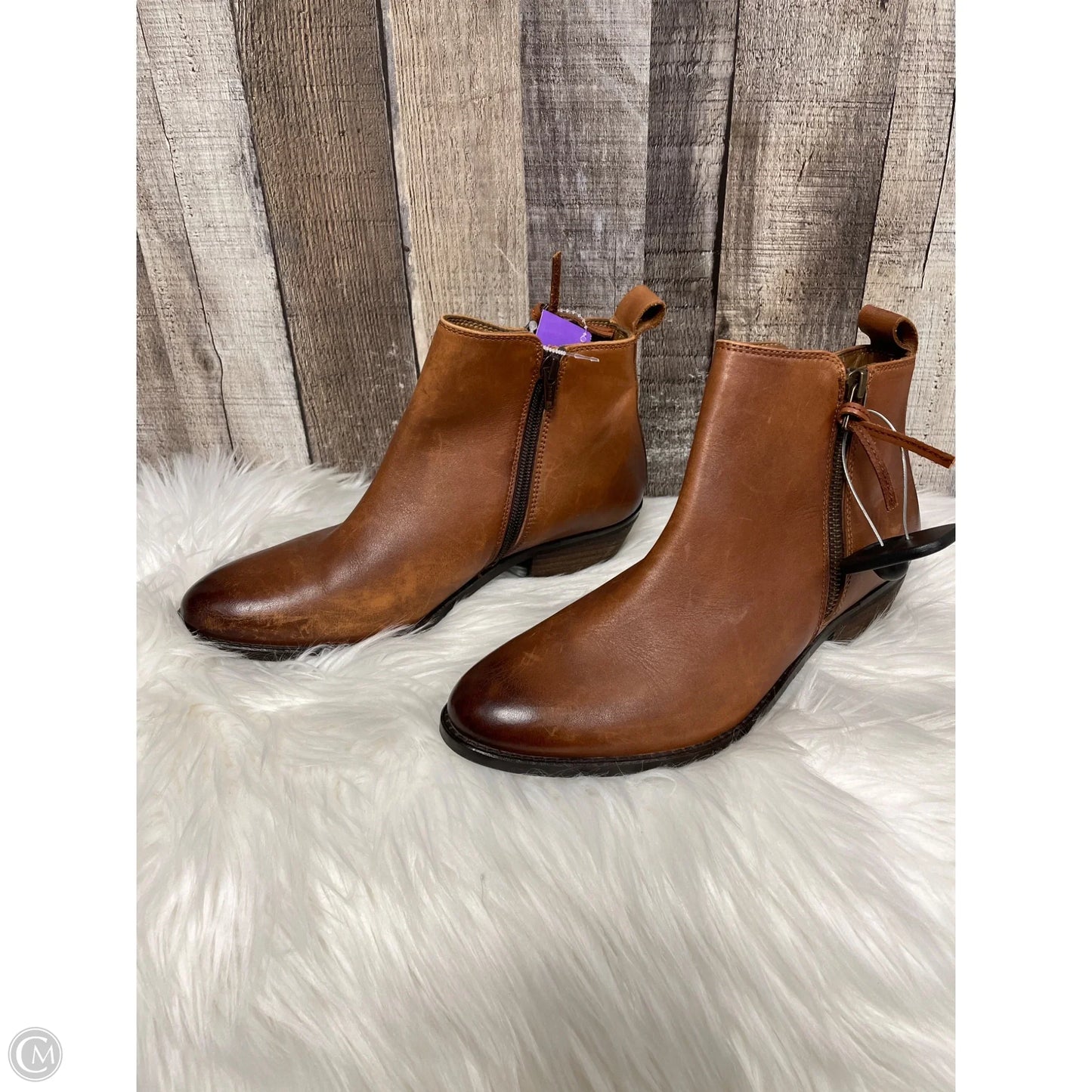 Boots Ankle Flats By Journee In Brown, Size: 8.5