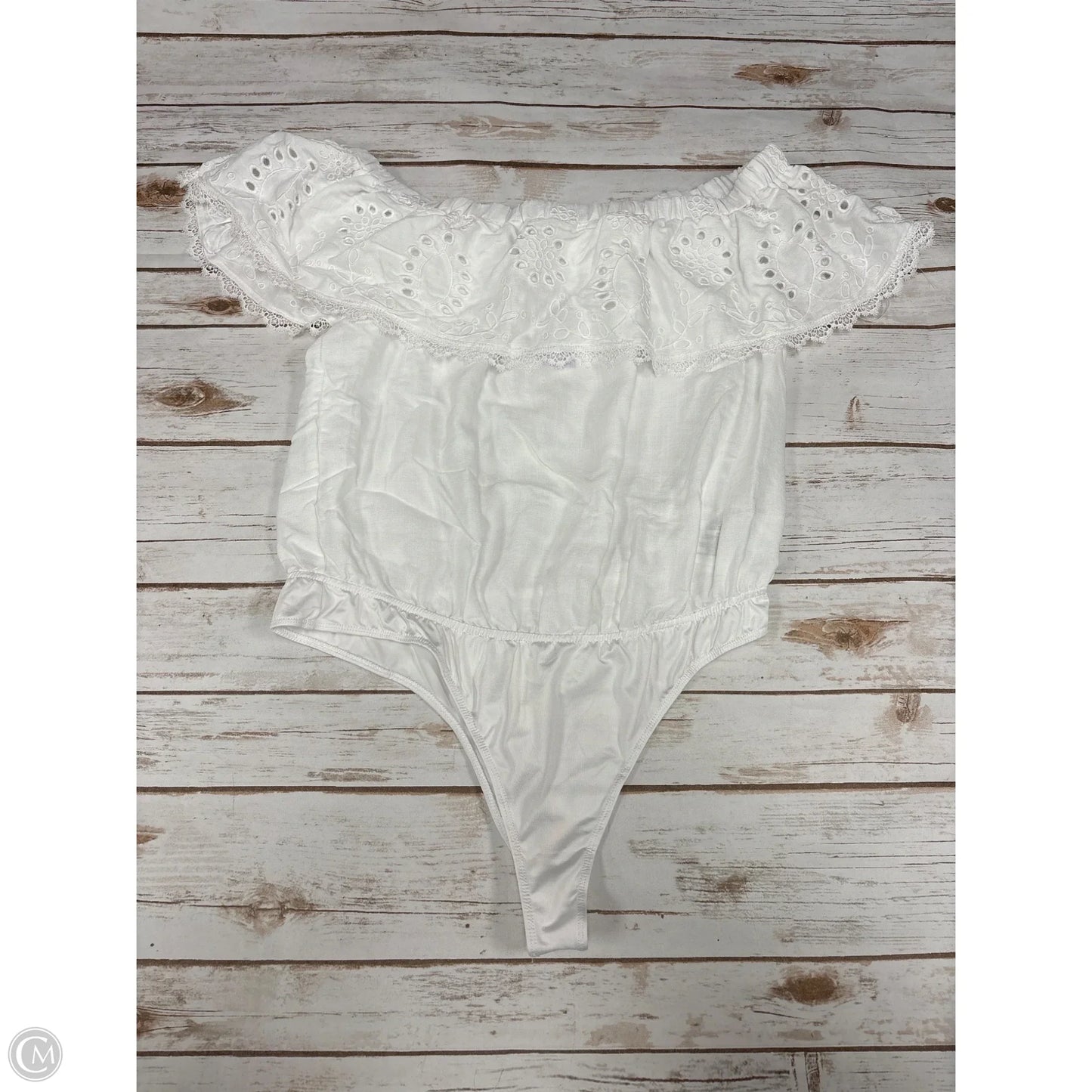 Bodysuit By Mi Ami In White, Size: L