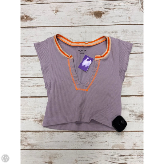 Top Short Sleeve By Out From Under In Purple, Size: Xs