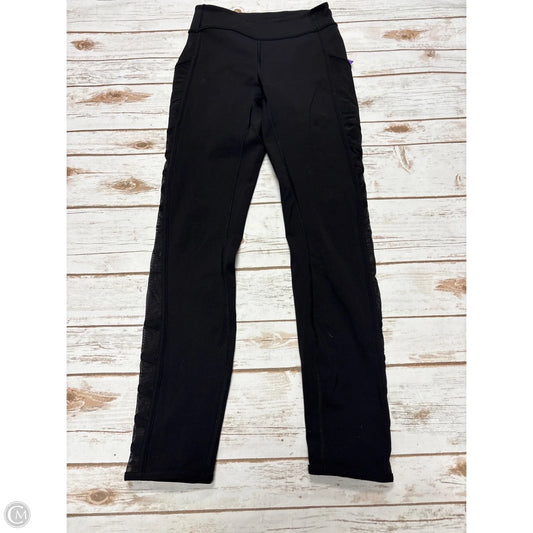 Athletic Leggings By Lululemon In Black, Size: Xs