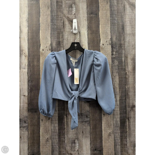 Top 3/4 Sleeve By Cme In Blue, Size: Xs