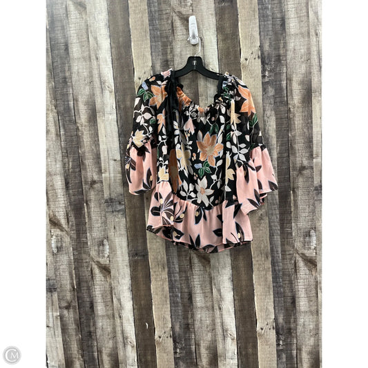 Top Long Sleeve By Loft In Multi-colored, Size: M