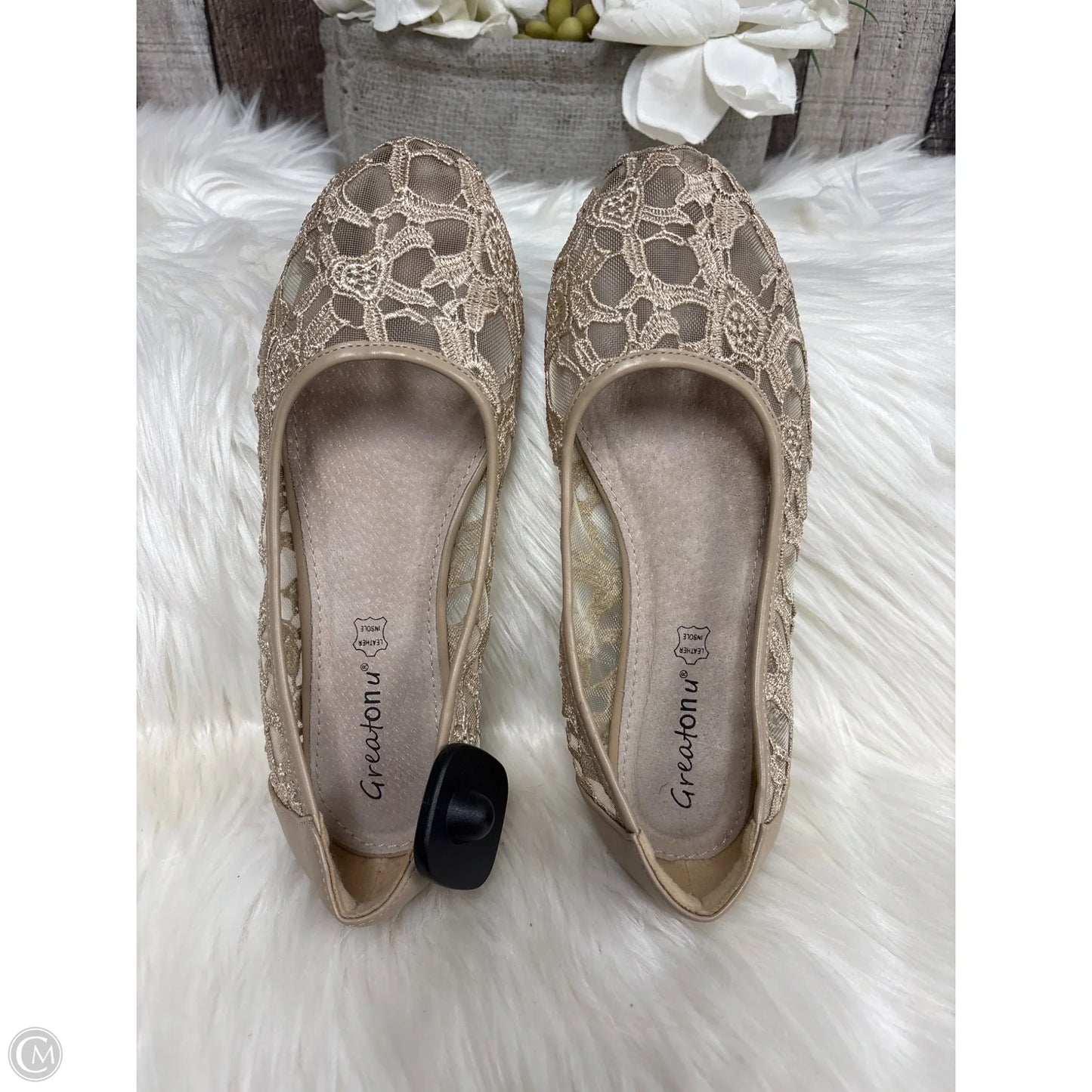 Shoes Flats By Cme In Tan, Size: 7