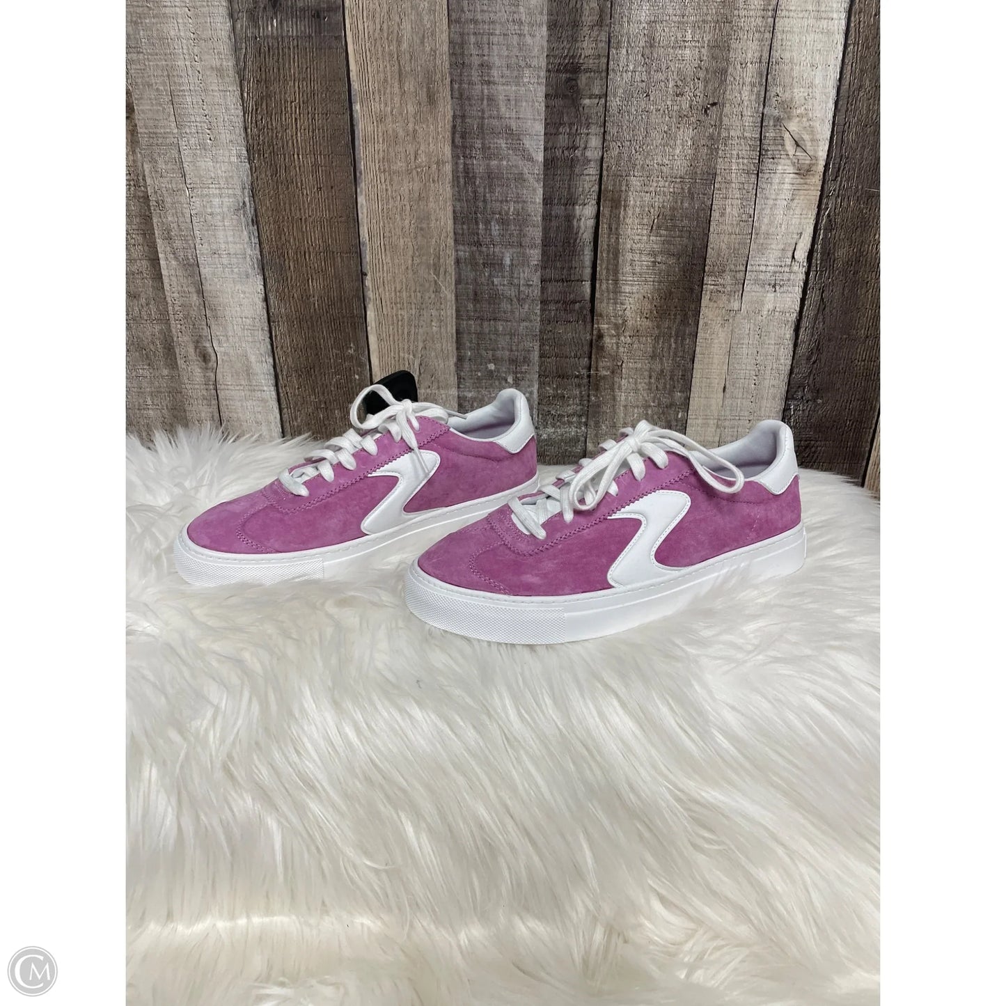 Shoes Sneakers By Skechers In Pink & White, Size: 9