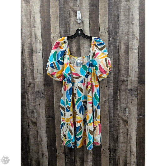 Dress Casual Short By Clothes Mentor In Multi-colored, Size: L