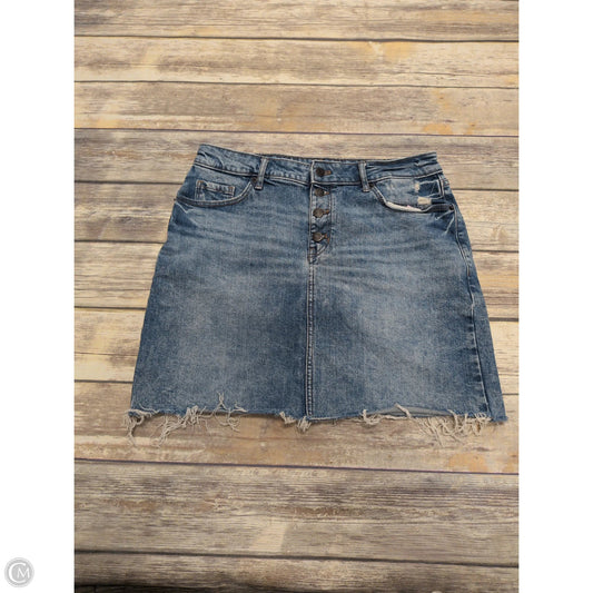 Skirt Mini & Short By Old Navy In Blue Denim, Size: 12