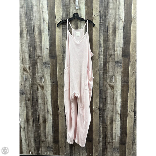 Jumpsuit By Cme In Pink, Size: Xl