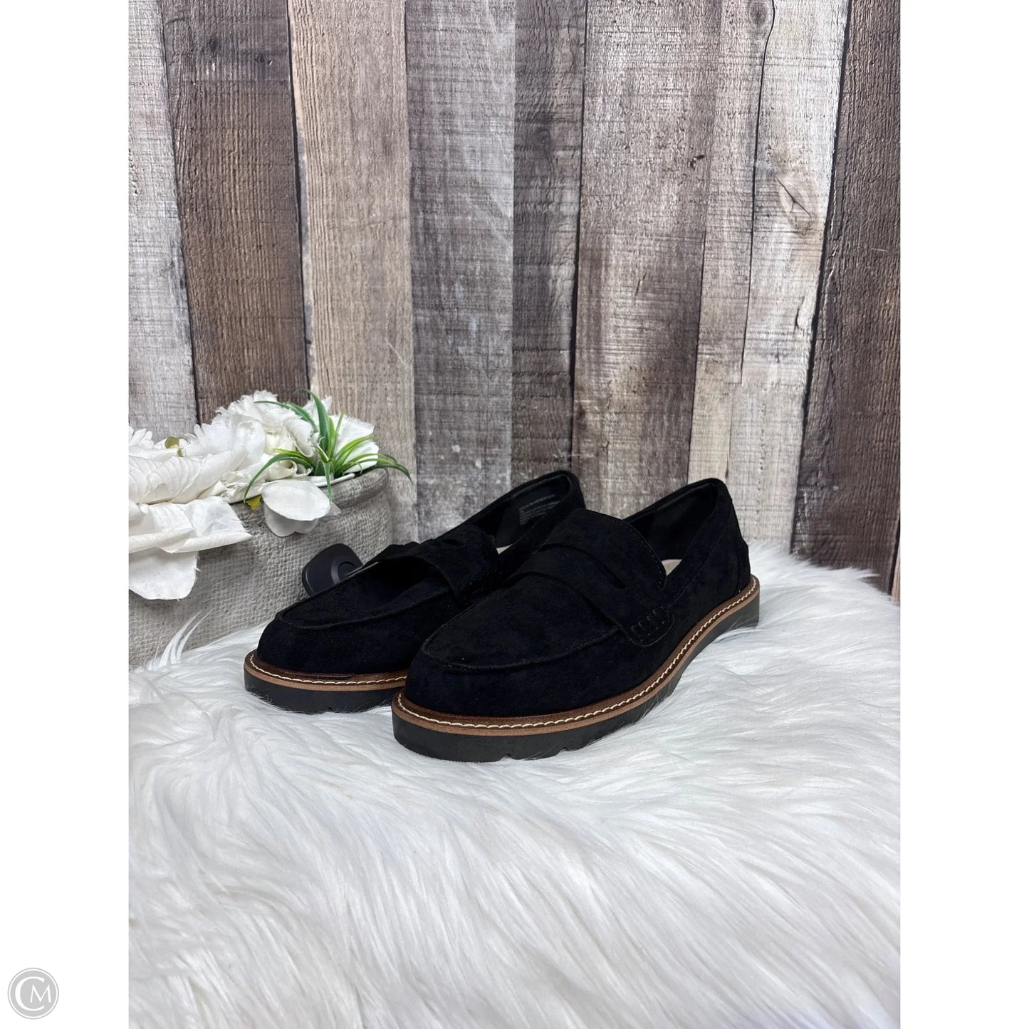 Shoes Flats By Anne Klein In Black, Size: 7