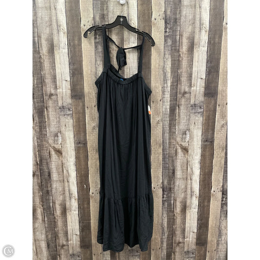 Dress Casual Maxi By Old Navy In Black, Size: 2x