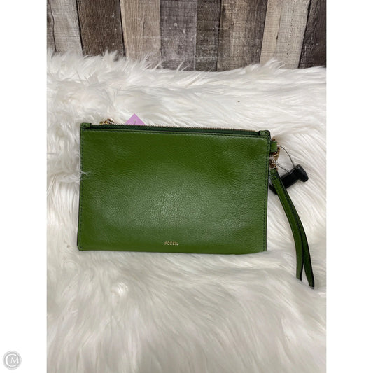 Wristlet Leather By Fossil, Size: Medium