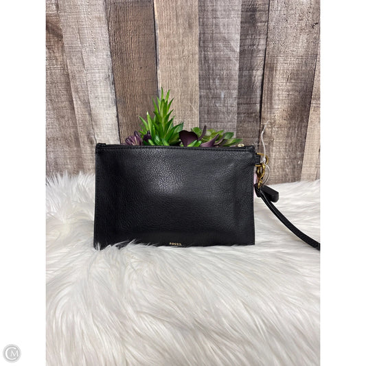 Wristlet Leather By Fossil, Size: Medium