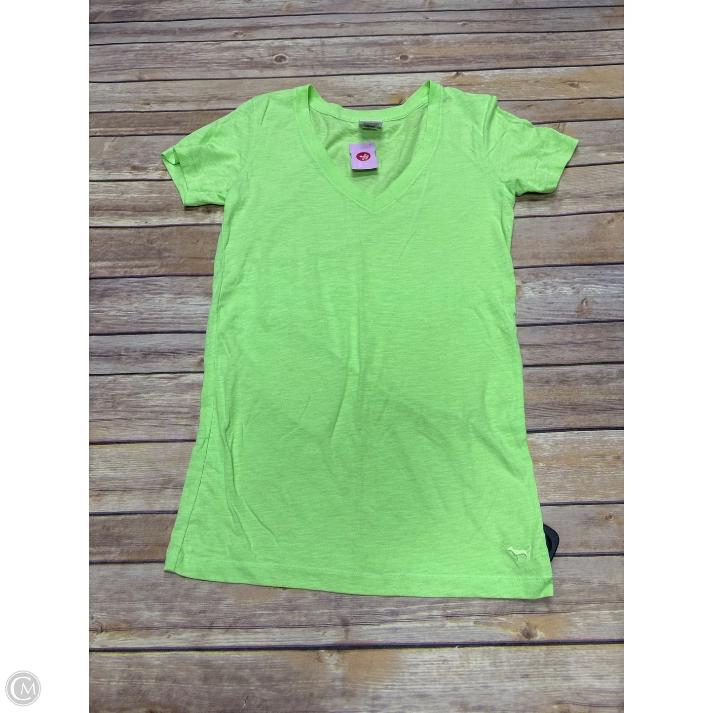 Top Short Sleeve By Pink In Green, Size: Xs