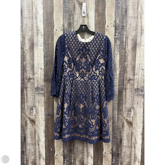Dress Party Short By Eliza J In Navy, Size: Xs