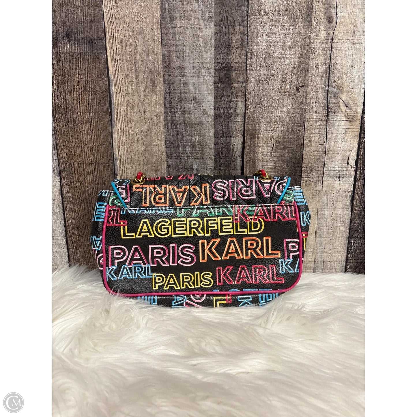 Crossbody Designer By Karl Lagerfeld, Size: Medium
