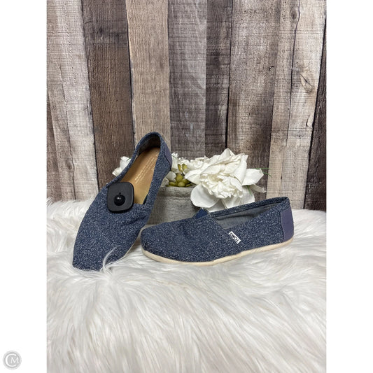 Shoes Flats By Toms In Blue, Size: 7