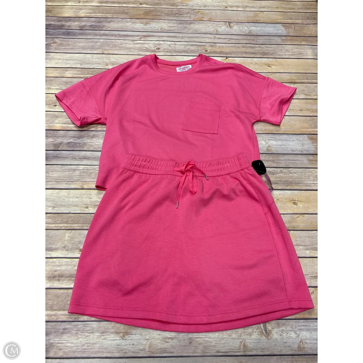 Skort 2pc Set By Cme In Pink, Size: L