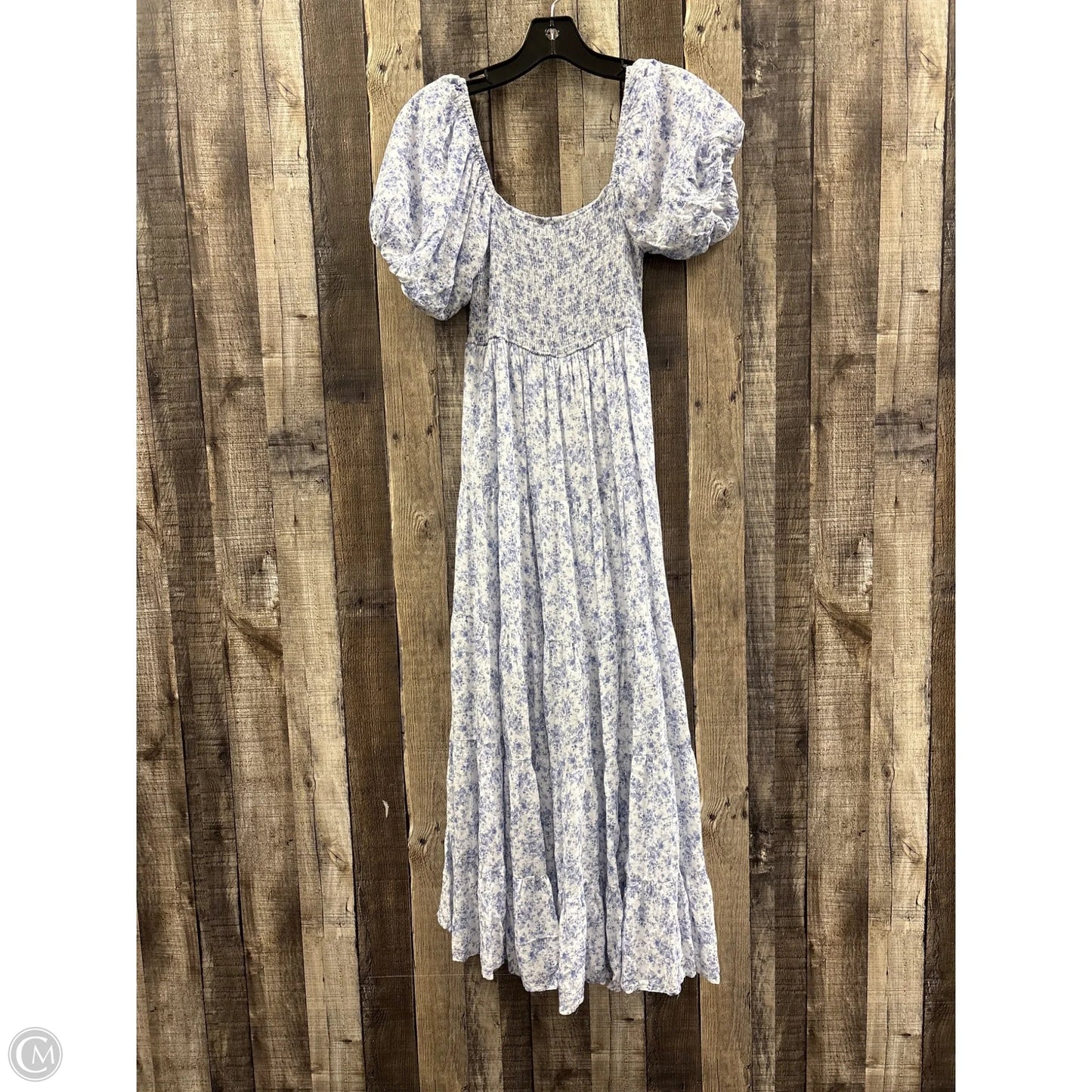 Dress Casual Maxi By Altard State In Blue & White, Size: M