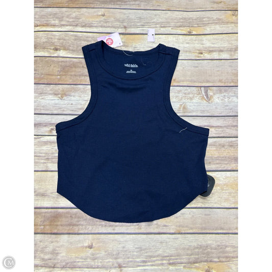 Top Sleeveless Basic By Wild Fable In Navy, Size: M