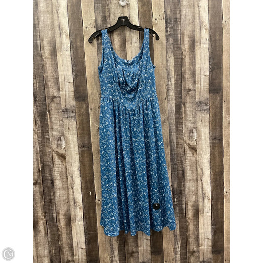 Dress Casual Maxi By Cmf In Blue, Size: L