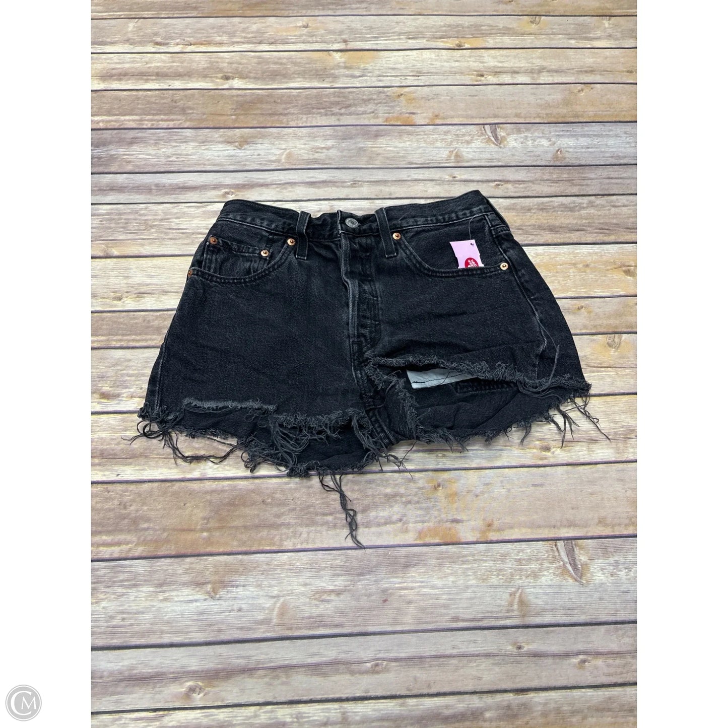 Shorts By Levis In Grey Denim, Size: 2