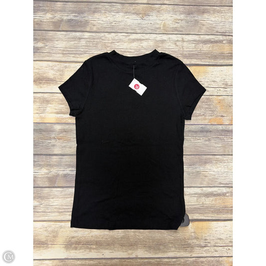 Top Short Sleeve Basic By A New Day In Black, Size: M