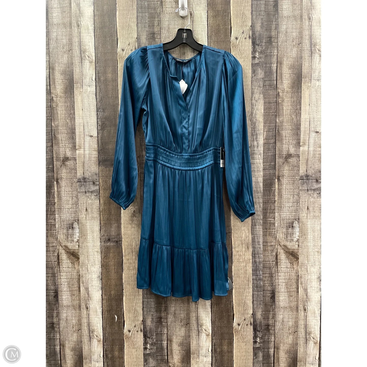 Dress Work By Simply Vera In Teal, Size: Xs