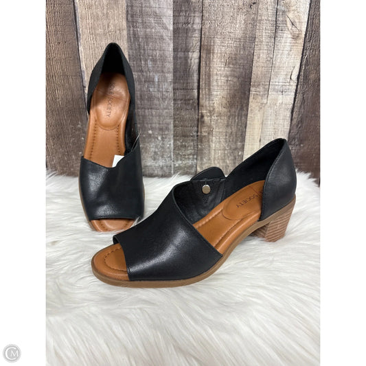 Sandals Heels Block By Sole Society In Black, Size: 8
