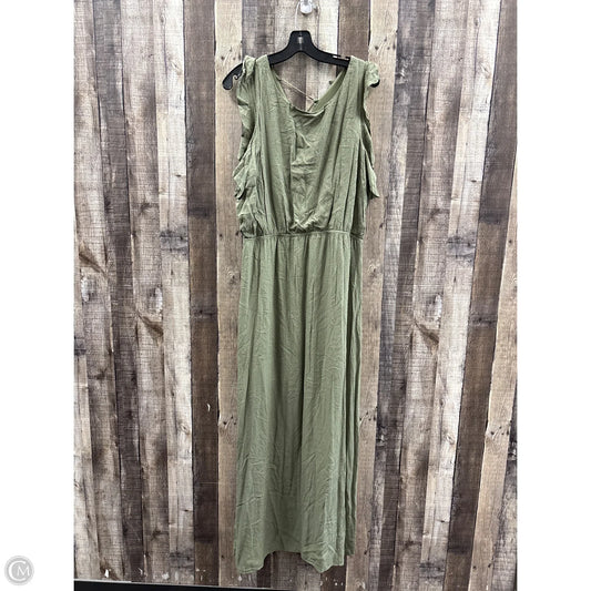 Dress Casual Maxi By Maurices In Green, Size: Xxl