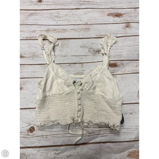 Top Sleeveless By Urban Outfitters In Cream, Size: S