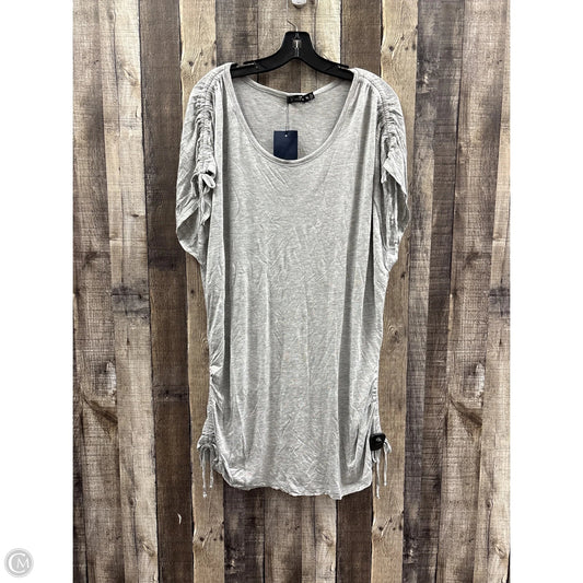Tunic Sleeveless By Seven 7 In Grey, Size: 3x