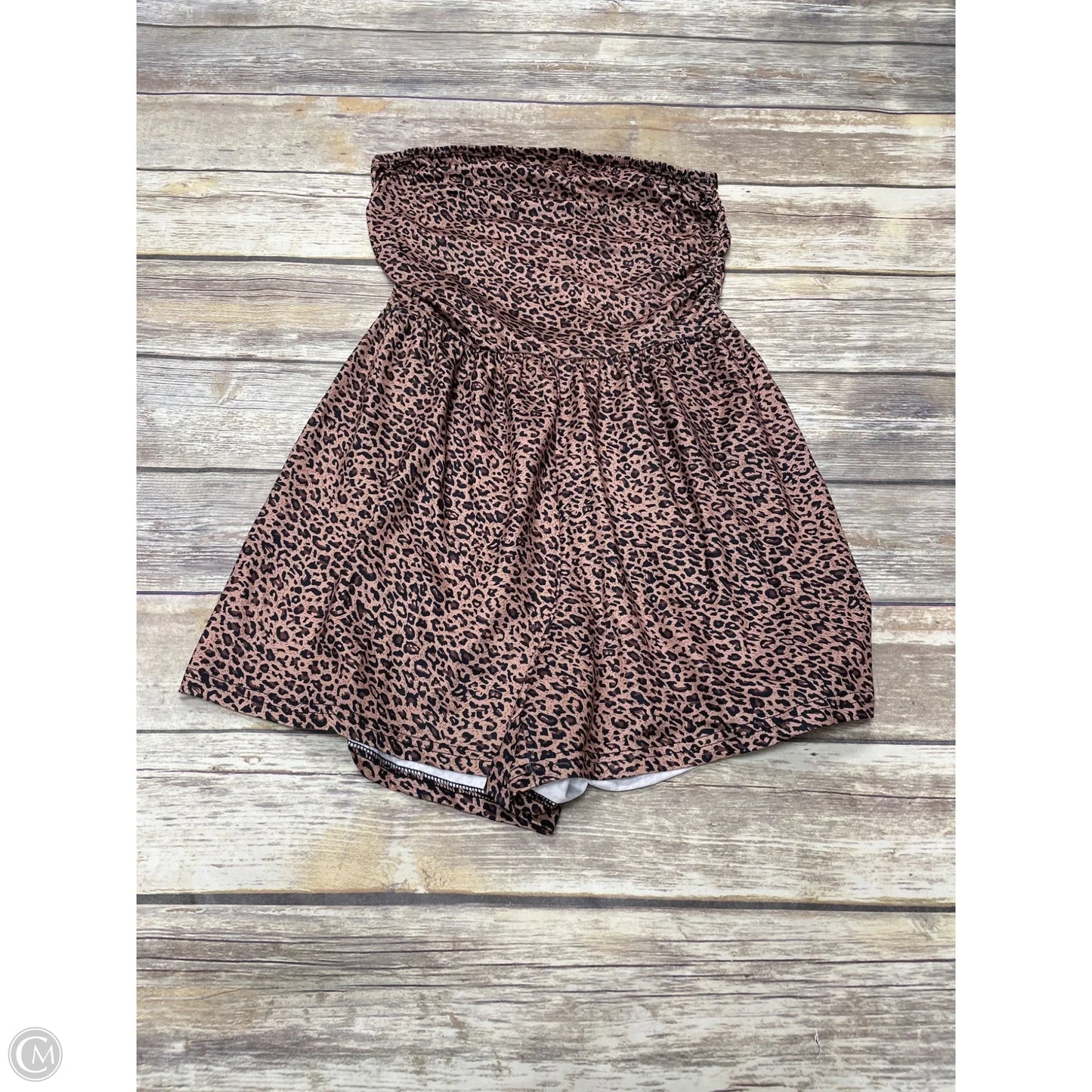 Romper By Cmf In Animal Print, Size: S