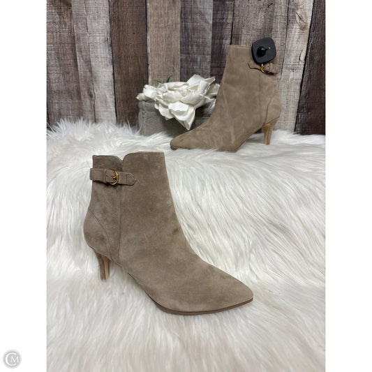 Boots Ankle Heels By Cole-haan In Taupe, Size: 6.5