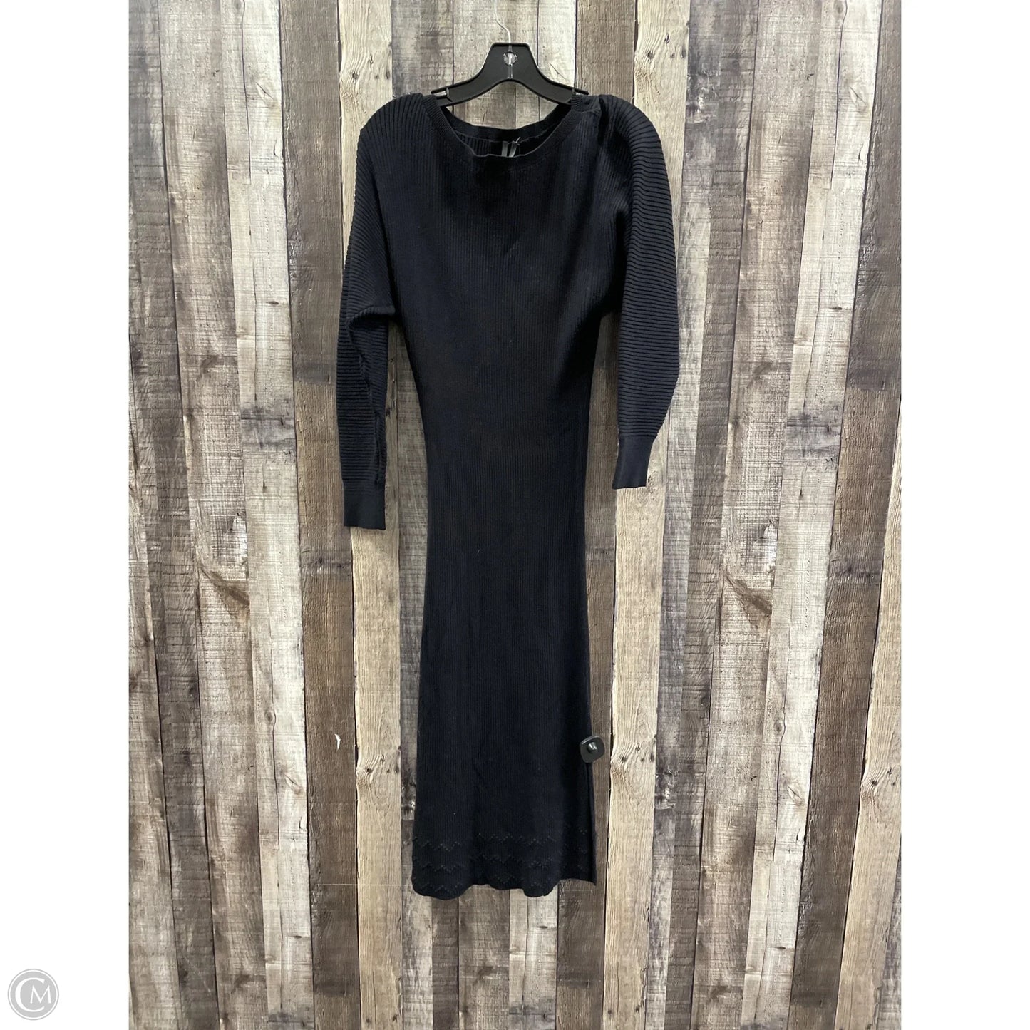Dress Casual Maxi By Anthropologie In Black, Size: S