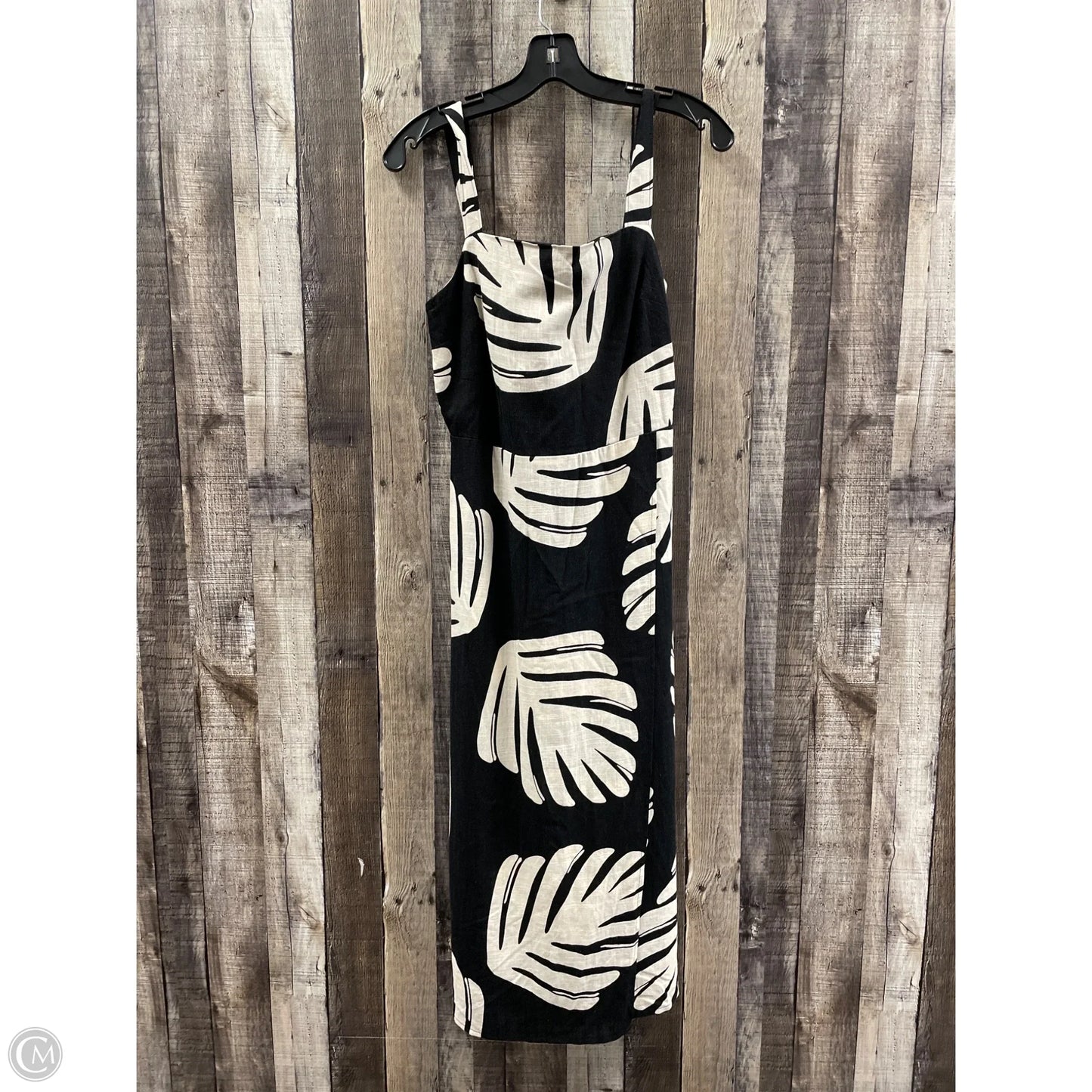 Dress Casual Midi By Nine West In Black & Cream, Size: S