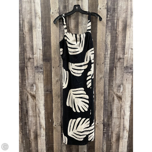 Dress Casual Midi By Nine West In Black & Cream, Size: S