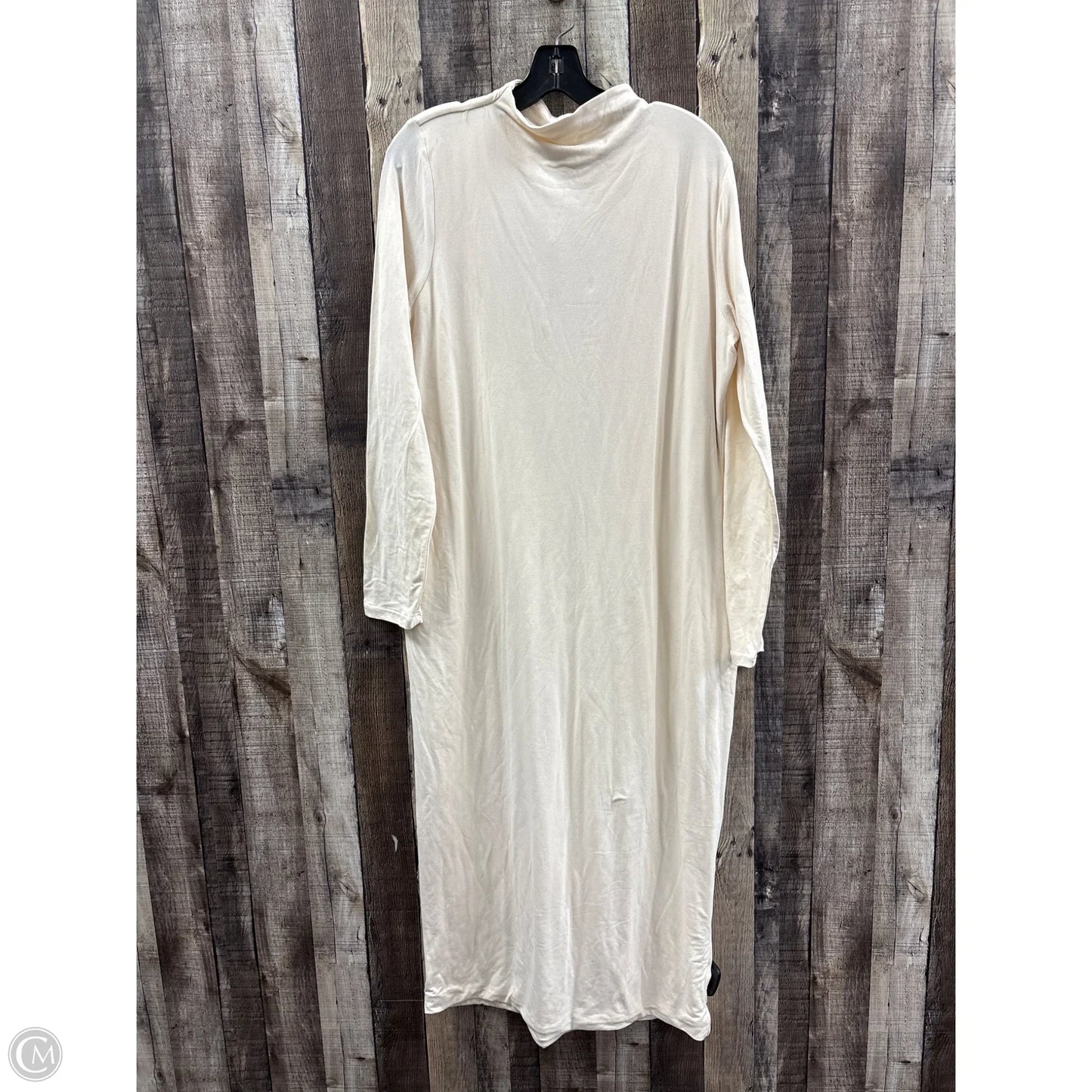Dress Casual Maxi By Fashion Nova In Cream, Size: 3x