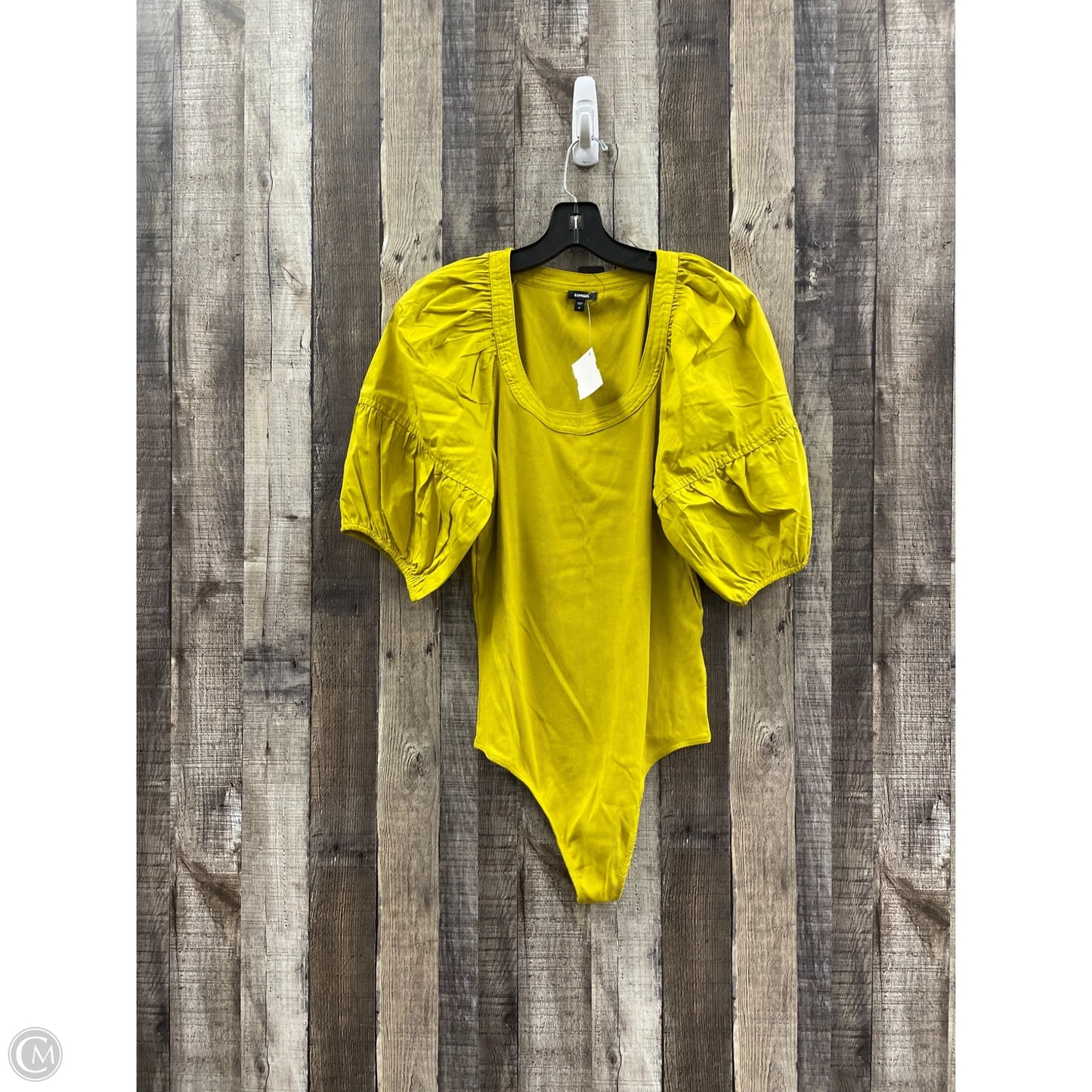 Bodysuit By Express In Gold, Size: M