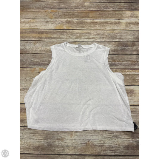 Athletic Tank Top By Athleta In White, Size: Xl