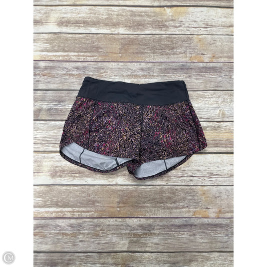 Athletic Shorts By Lululemon In Multi-colored, Size: 6