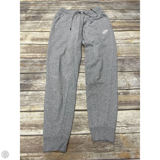 Athletic Pants By Nike In Grey, Size: S