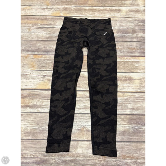 Athletic Leggings By Gym Shark In Camouflage Print, Size: M