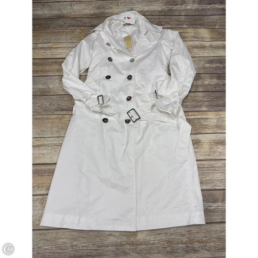 Coat Designer By Michael Kors In White, Size: M