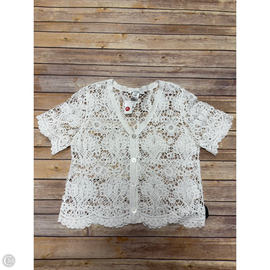 Cardigan By Chicos In White, Size: L