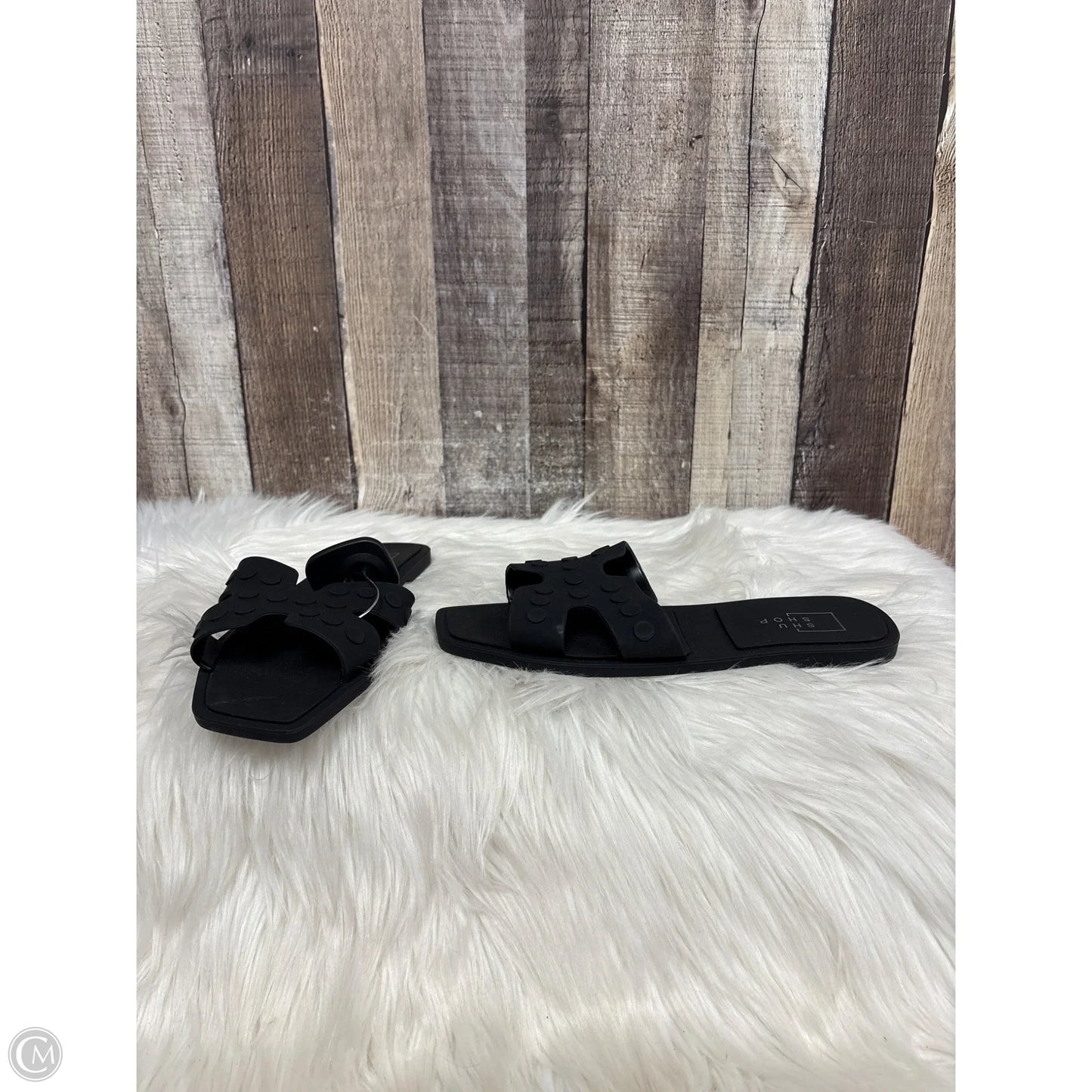 Sandals Flats By Shu Shop In Black, Size: 7