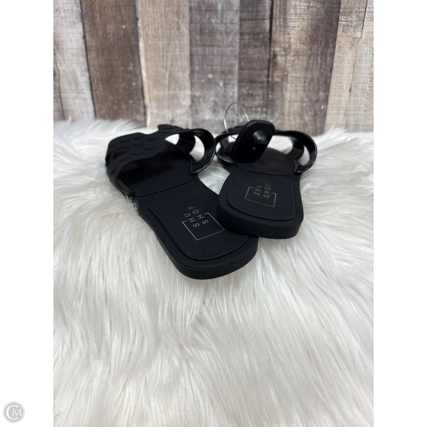 Sandals Flats By Shu Shop In Black, Size: 7