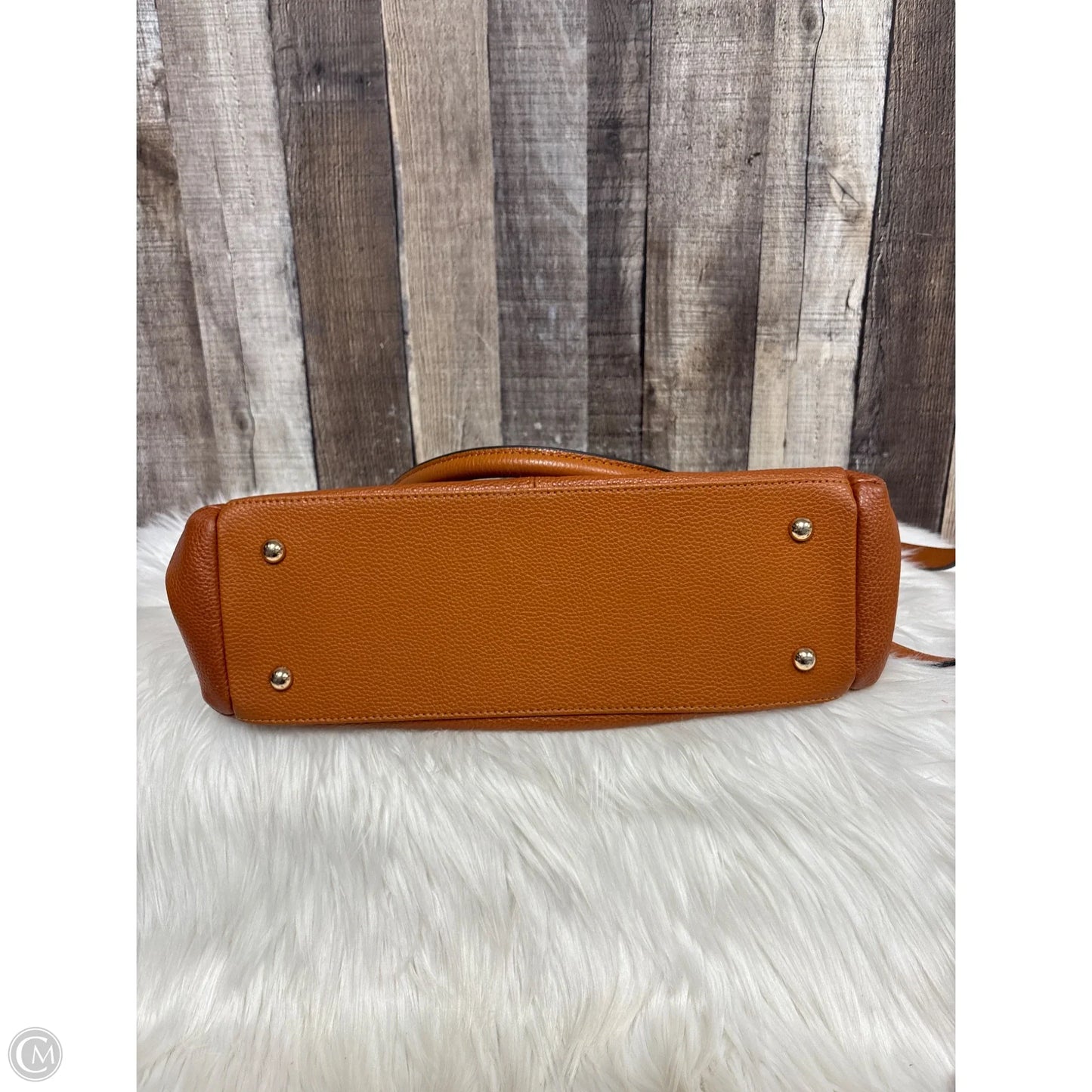 Handbag Leather By Cmc, Size: Medium