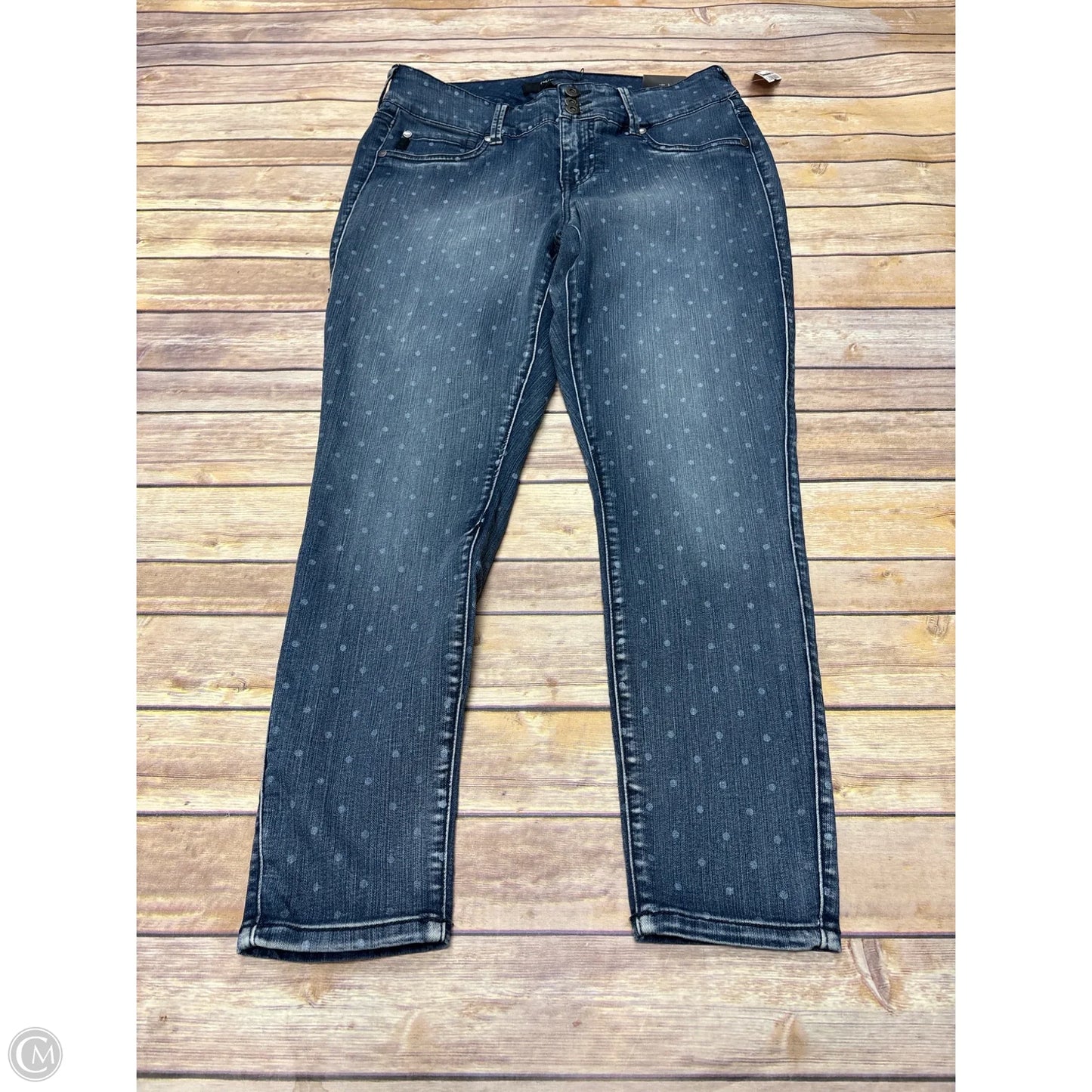 Jeans Straight By Torrid In Blue Denim, Size: 12