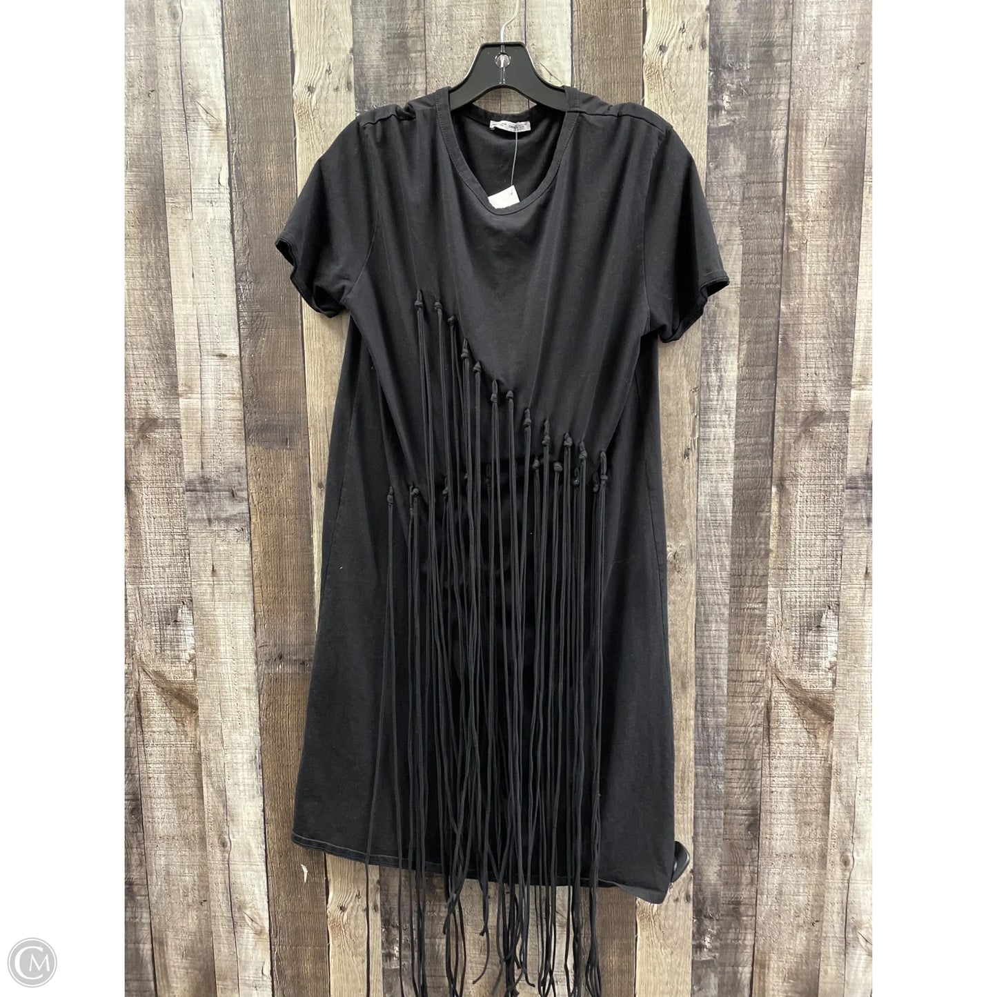 Dress Casual Midi By Zara In Black, Size: L