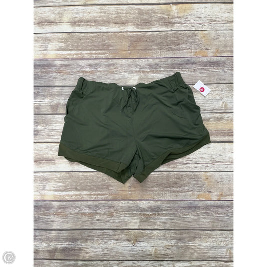 Athletic Shorts By Avia In Green, Size: L
